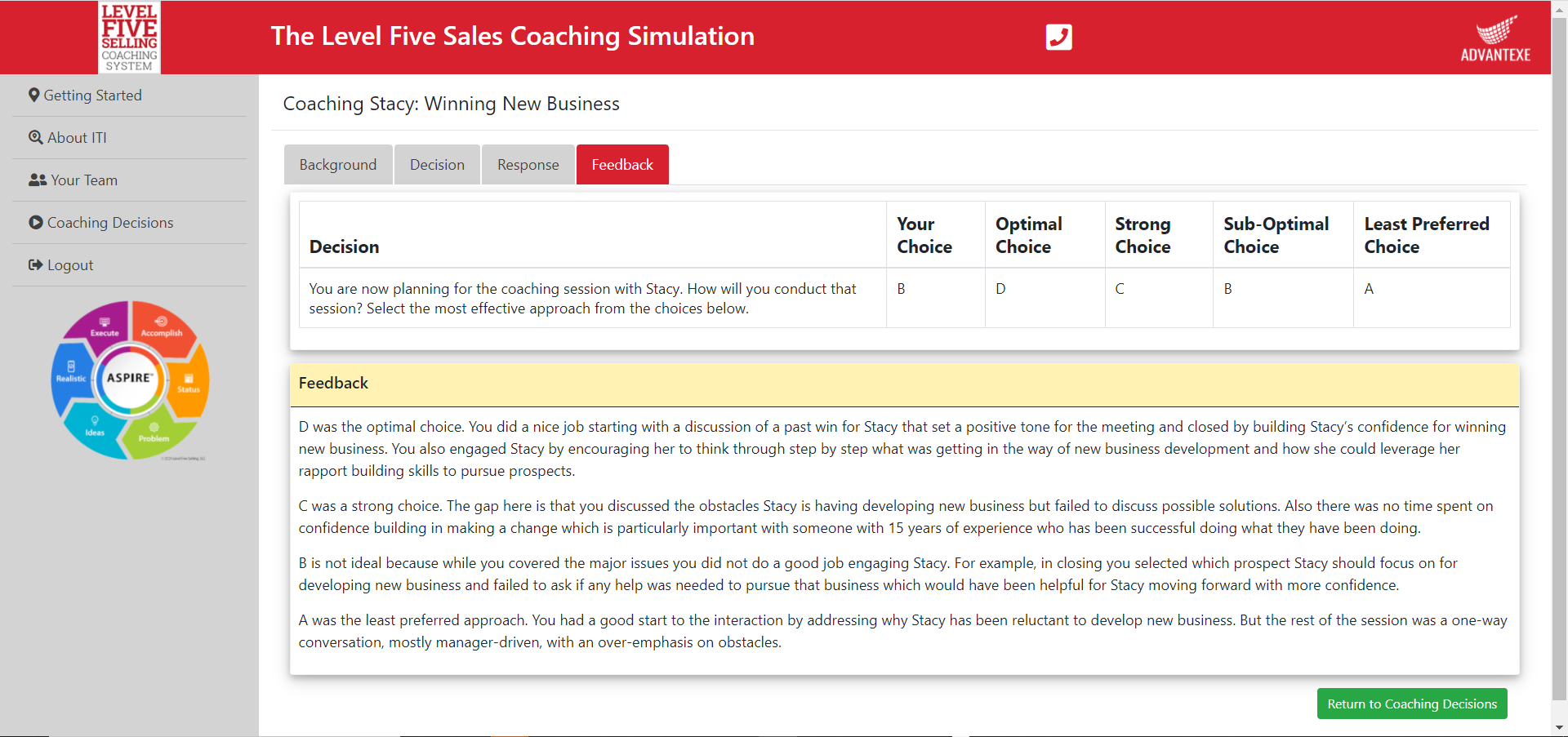 Advantexe & Level Five Selling Launch New Sales Coaching Simulation